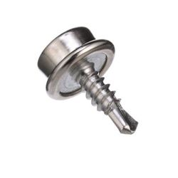 Picture of Seachoice RP-BP9786SC Button Stud Self-Drilling Screws #8 x 1/2 Inch Stainless Steel 50 Pack