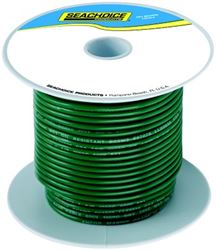 Picture of Seachoice 16TC-GREEN-100  Tinned Copper Marine Wire, 16 AWG, Green, 100'