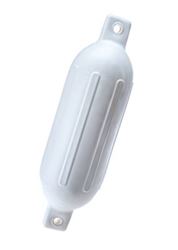 Picture of Seachoice DE79231S Twin Eye Ribbed Boat Fender White 6.5 x 23 Inch