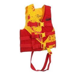 Picture of Seachoice 86130 Type III Child Life Jacket Vest 33-55 lbs Yellow/Red