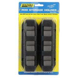 Picture of Seachoice 50-89501 3-Rod Storage Holder - Black ABS Plastic