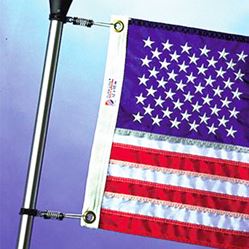 Picture of Du-Bro 1502 E/Z On Stainless Steel Flag Clips for Stern Lights and Flag Poles