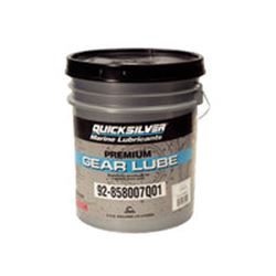 Picture of Quicksilver 858007Q01 Premium Blend Gear Lube 80W-90 5 Gallon