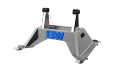 Picture of B&W RVB3550 Companion 20K Fifth Wheel Hitch Base for Rail Mount Systems