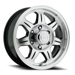 Picture of Vision Wheel JG70-6683S0 70 Mod Silver Steel Trailer Wheel 16x6 6x5.5