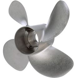 Picture of Quicksilver 8M0123408 Bravo 3 Stainless Steel Front Propeller 15.5 x 24 Pitch 4-Blade LH