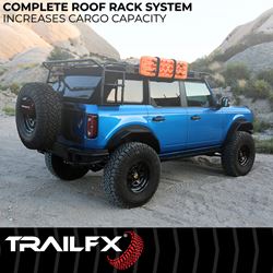 Picture of TrailFX BR015T Bronco Roof Rack System 4 Door