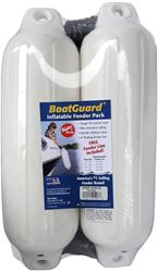 Picture of Taylor Made 310152P BoatGuard Boat Fender 2-Pack Kit 5" x 18" White with Black Rope