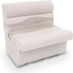 Picture of Taylor Made 433105 50-Inch Pontoon Bench Seat with Storage - Champagne