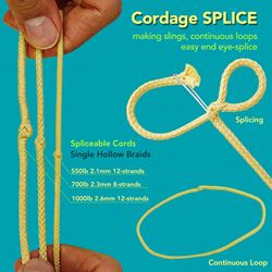 Picture of Custom Cordage 150 Double Braid Dock Line 3/8 Inch x 20 Feet Black