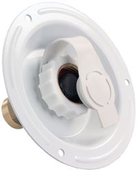 Picture of Key Auto Acc 0059822 RV City Water Inlet Dish 1/2" MPT Polar White