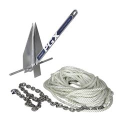 Picture of Lewmar 2020222278 PGX 12lb Galvanized Anchor Kit Package