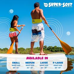 Picture of TRC Recreation, LP 2023012 Super Soft Water Ski Buoyancy Belt Medium 26-32 Inch Yellow