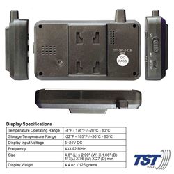 Picture of Truck System Technologies TST507RV4 TPMS 4 Sensor RV Cap Style Tire Pressure Monitor System