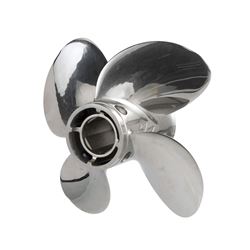 Picture of Quicksilver 28725 Q4 4-Blade Stainless Steel Propeller 19 Pitch