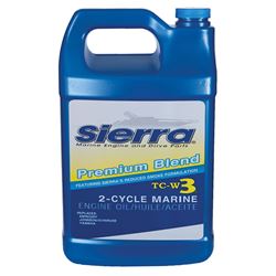 Picture of Sierra 18-9500-3 TC-W3 Premium Blend 2-Cycle Outboard Marine Engine Oil 1 Gallon