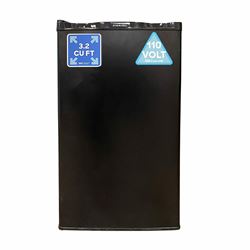 Picture of Furrion BC-90RHH EverChill 3.2 Cu Ft 110V RV Refrigerator Right Hinge Black Stainless