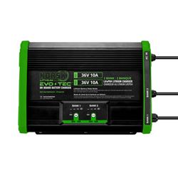 Picture of Norsk Lithium NCAC22009 EVO-TEC 36V 2-Bank 10A LiFePO4 Marine Charger