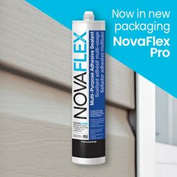 Picture of Novagard Solutions NFX1400-10C1 NovaFlex Multi-Purpose Adhesive Sealant Beige 10 oz