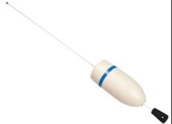 Picture of Taylor Made 22106 Sur-Moor Mast Buoy 74" White with Blue Stripe