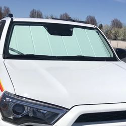 Picture of Covercraft UV11907GS UVS100 Premier Series Custom Windshield Sunscreen Galaxy Silver