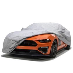 Picture of Covercraft C18808FD60AC 5-Layer Softback All Climate Custom Car Cover with Ford Mustang 60th Anniversary Logo