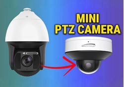 Picture of Speco O4P3X 4MP Mini PTZ IP Camera with 3x Optical Zoom and AI Smart Tracking