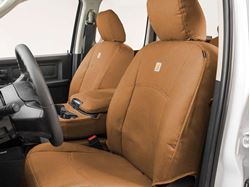 Picture of Covercraft GTF4422ABCABN Carhartt PrecisionFit Front Row Seat Covers - Brown