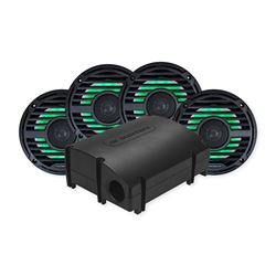 Picture of Aquatic AV CK502 PRO Classic Black Platinum Marine Stereo Speaker Kit