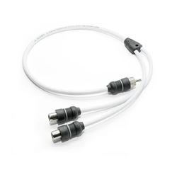 Picture of JL Audio 010-13553-00 XMD-WHTAICY-1M2F Marine Y-Adapter Cable 1 Male to 2 Female RCA