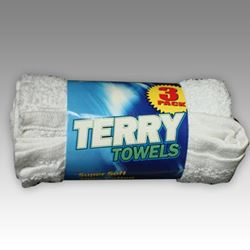 Picture of Swobbit SW56100 Cotton Terry Towels 3-Pack 17" x 14"