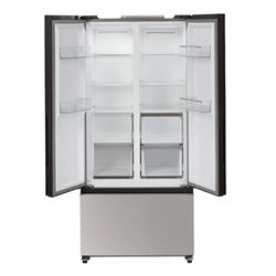 Picture of American Tec 180-4552 17 Cu Ft French Door RV Refrigerator 12V Stainless Steel