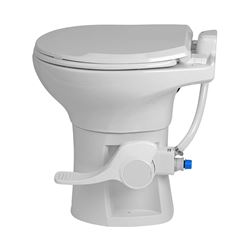 Picture of American Tec 780-0091 Voyager RV Toilet with Porcelain Bowl Residential Height White