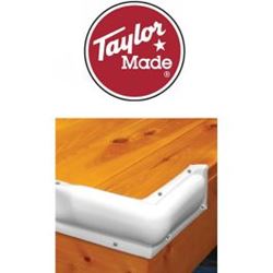 Picture of Taylor Made 46081 Dock Pro Corner Mount Vinyl Dock Bumper 10" x 10" White