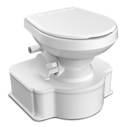 Picture of Sierra 312070001 Dometic M65-700 Marine Gravity Toilet with Integrated Holding Tank White