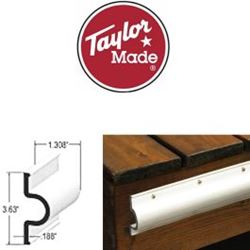 Picture of Taylor Made 46056 Dock Pro C-Shape Edge Gard 10' White Vinyl