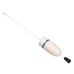 Picture of Taylor Made 22126 Sur-Moor Mast Buoy 96 Inch White with Blue Stripe