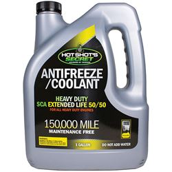 Picture of Hot Shots 1G150KY5050 Extended Life Yellow Antifreeze Coolant 50/50 Pre-Mixed 1 Gallon