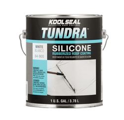 Picture of Geocel KS006480020 Tundra White 100% Silicone Rubberized Roof Coating 5 Gallon