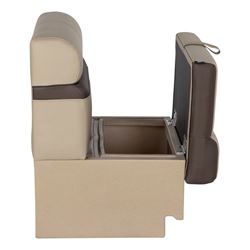 Picture of Taylor Made 433100 Platinum Series 30-Inch Pontoon Bench Seat with Storage - Champagne