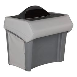 Picture of Taylor Made 20221094194 Rockport 34" Pontoon Helm Stand River Rock Gray