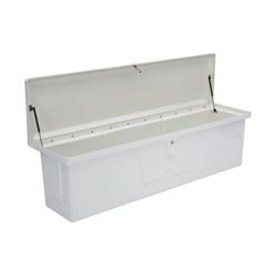 Picture of Taylor Made 83552 Stow N Go Fiberglass Dock Storage Box Medium 72x23x24 White