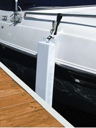 Picture of Taylor Made 342 Vinyl-Covered Flat Boat Fender White Large