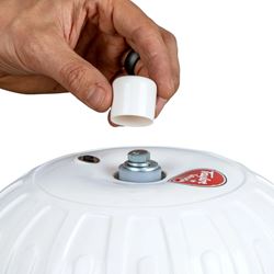 Picture of TAYLOR 2020108495 Dock Pro 12 Inch Inflatable Dock Wheel Straight Mount White