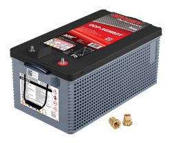 Picture of Odyssey ODP-AGM8DT Group 8D AGM Battery 1450 CCA 220Ah Dual Terminal