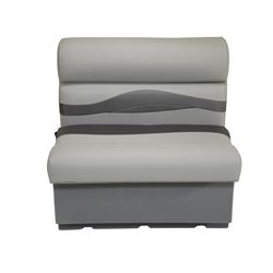 Picture of Taylor Made 803552 30" Pontoon Bench Seat with Storage Charcoal