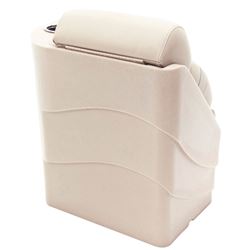 Picture of Taylor Made 674640 17" Right Arm Pontoon Chaise Lounge Seat White