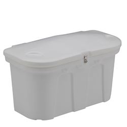 Picture of Taylor Made 2020108527 Stow N' Go Dock & Patio Storage Box White 43x21x26