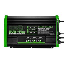 Picture of Norsk Lithium NCAC33504 EVO-TEC 3-Bank Marine Battery Charger 12V/16V/24V