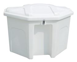Picture of Taylor Made 123661 Stow 'n Go Triangle Dock Box White 50L x 32W x 36H